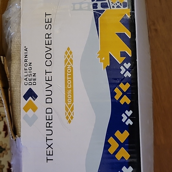 California Design Den Heavy Slub Natural Beige White texture F/Queen 92X90 NEW… - Picture 8 of 10